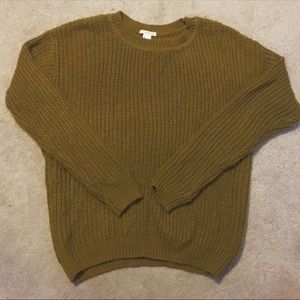 Forever 21 Olive Knit Sweater